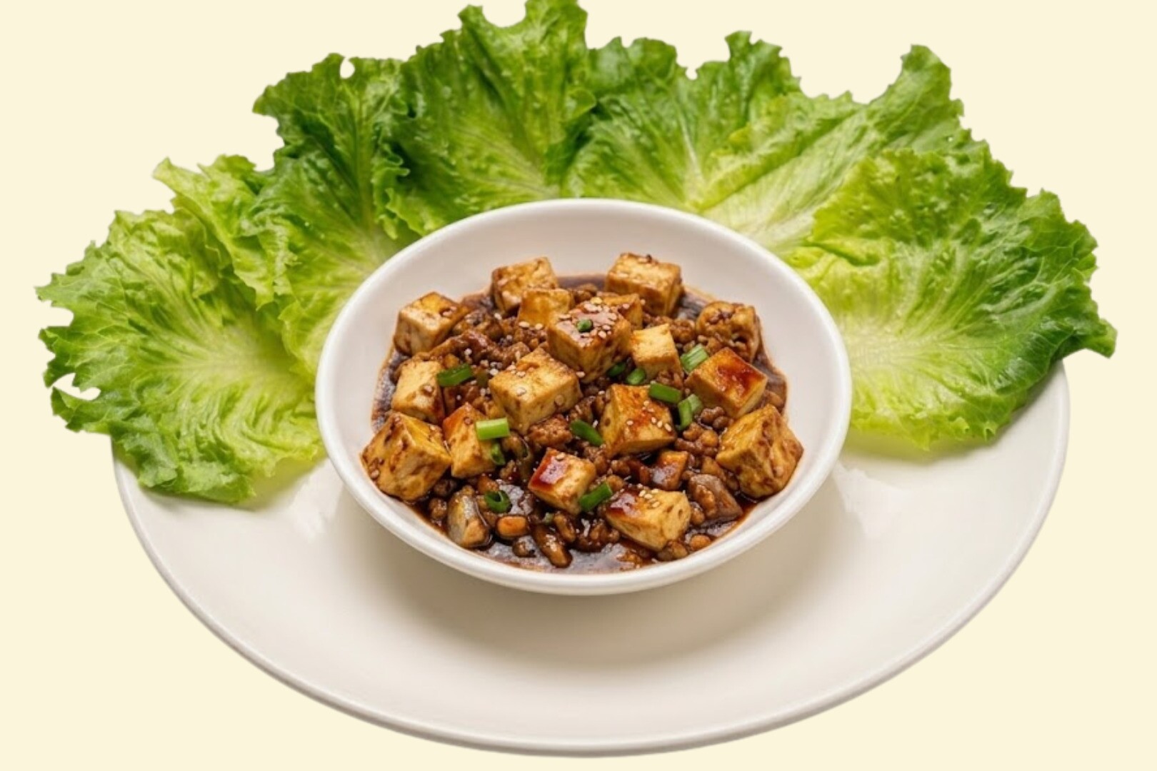 Tofu Lettuce Cups