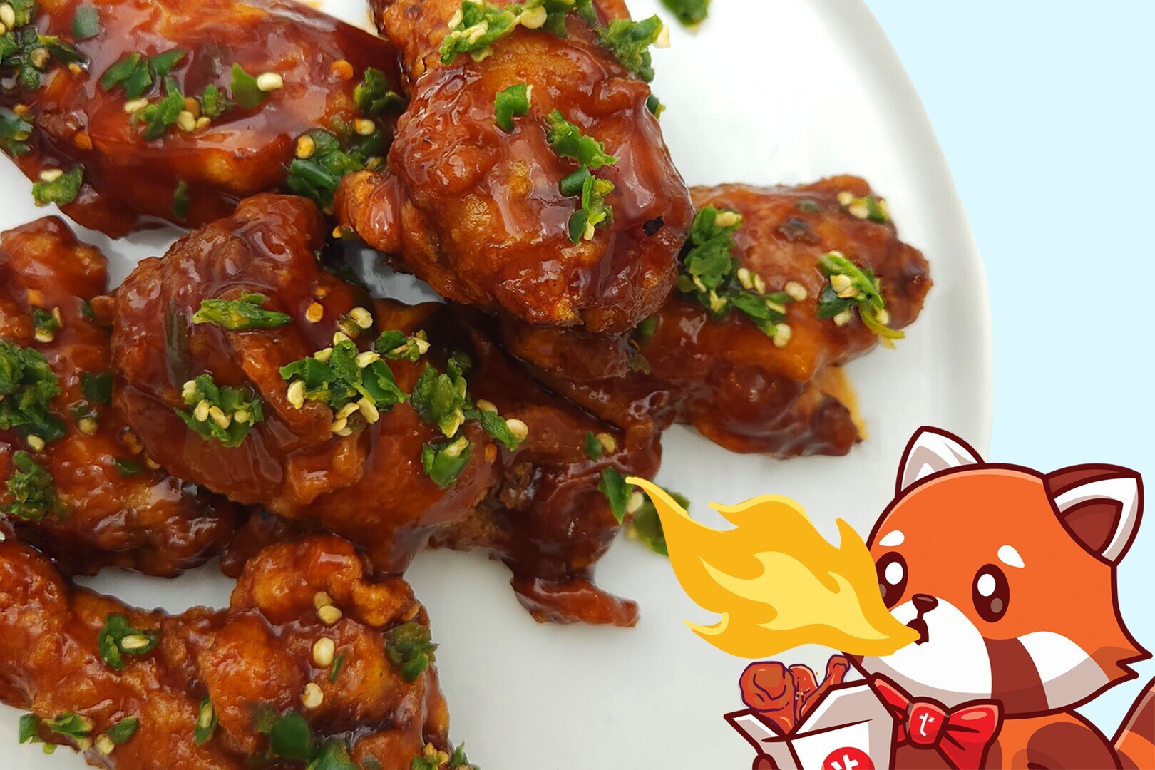Hot Dang Wings (6pcs) 🌶🌶🌶🌶🌶