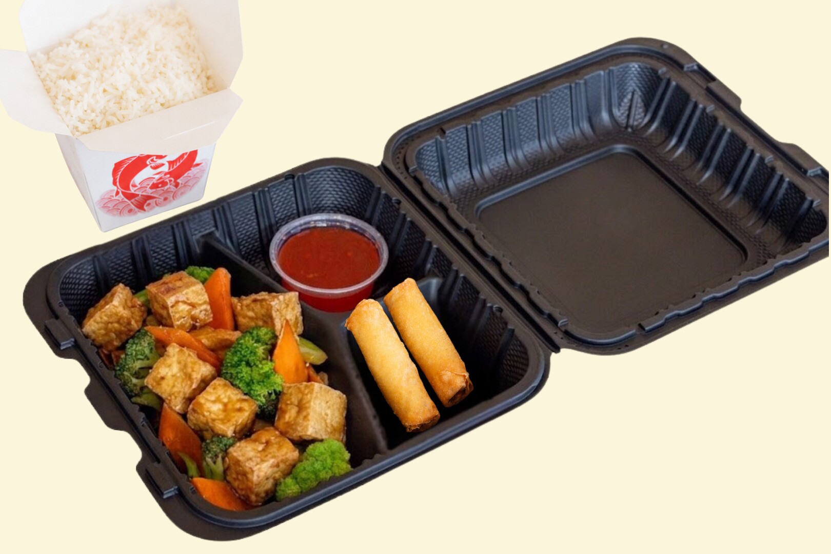 Tso Plate Broccoli Tofu