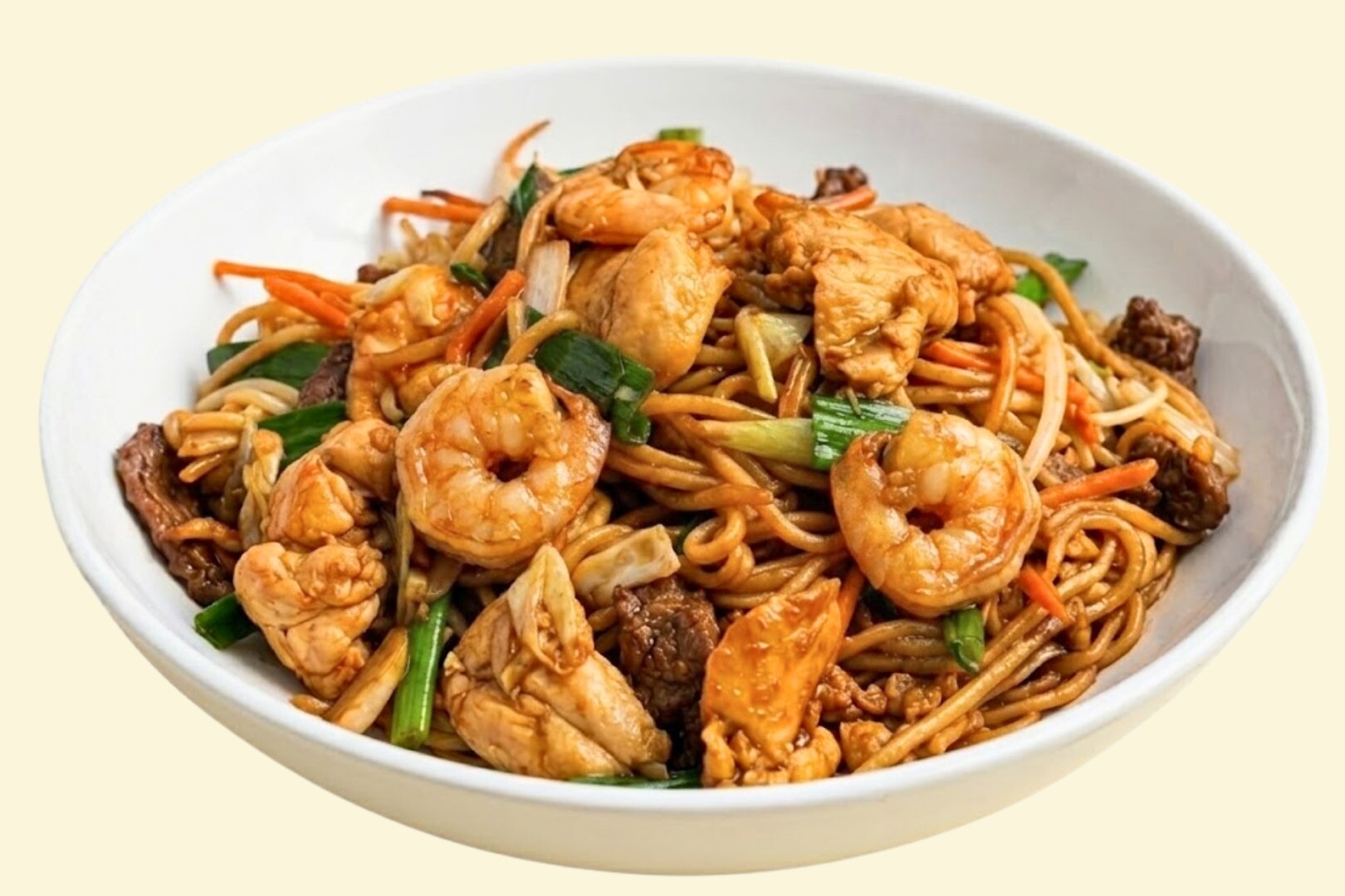 Combination Lo Mein Noodles