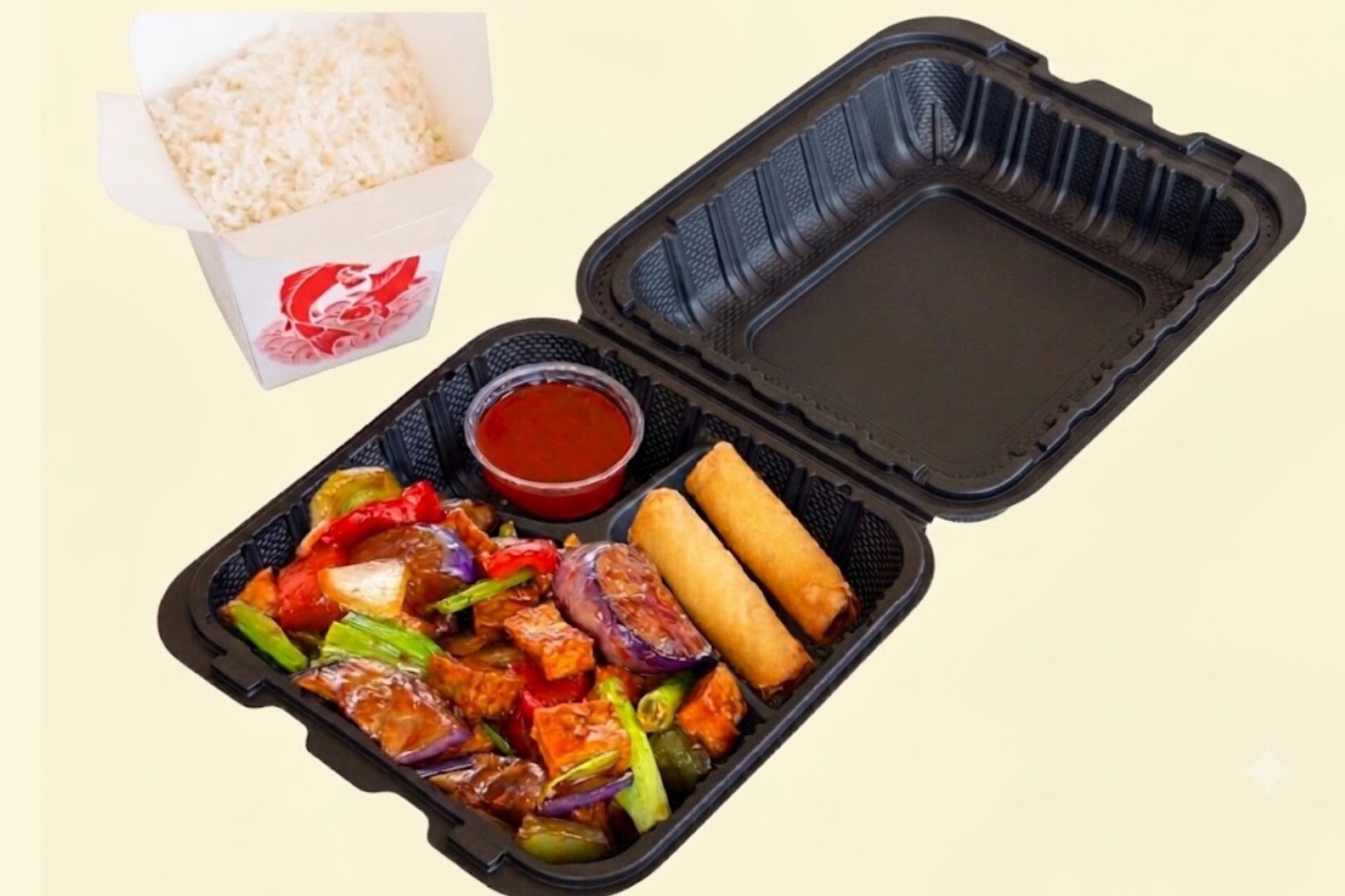 Tso Plate Eggplant Tofu 🌶