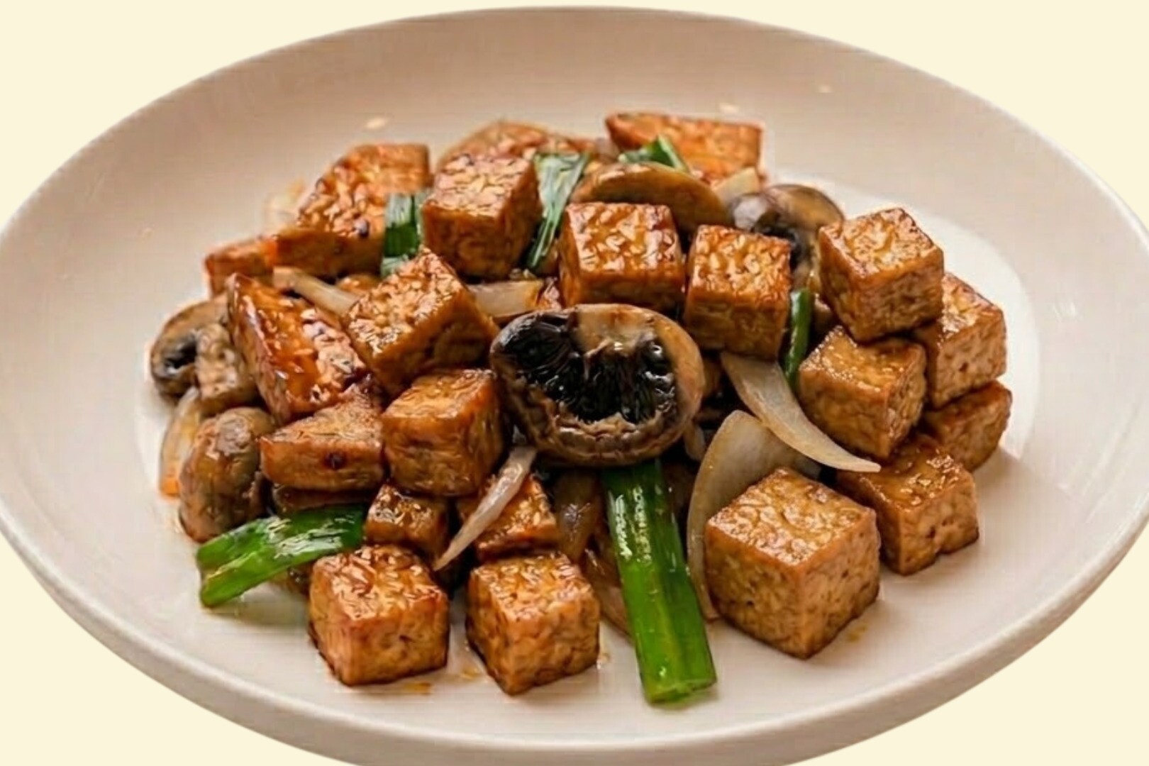 Mongolian Tofu with Mushroom 