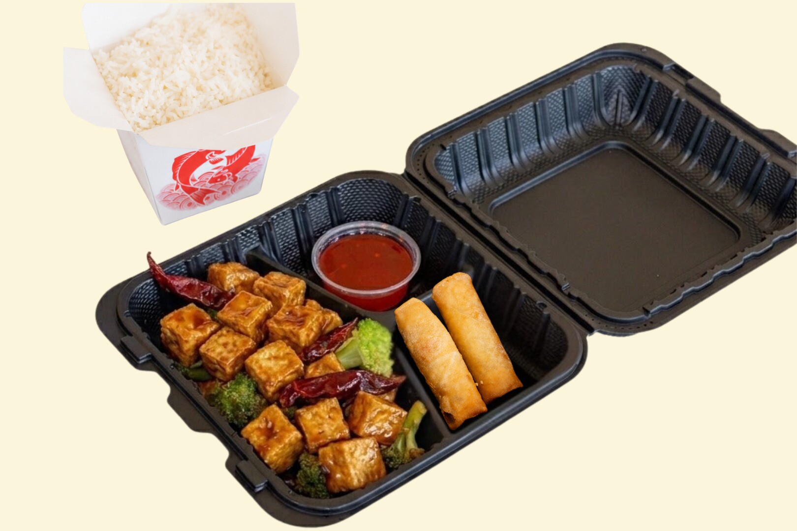  Tso Plate General Tso Tofu 🌶
