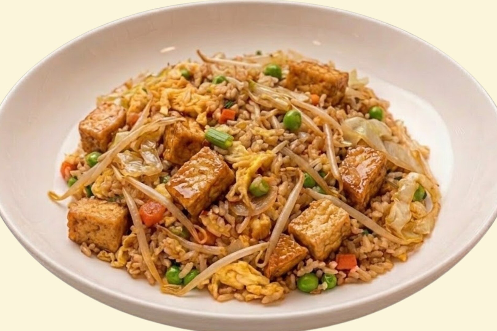 Veggie Fried Rice with Tofu