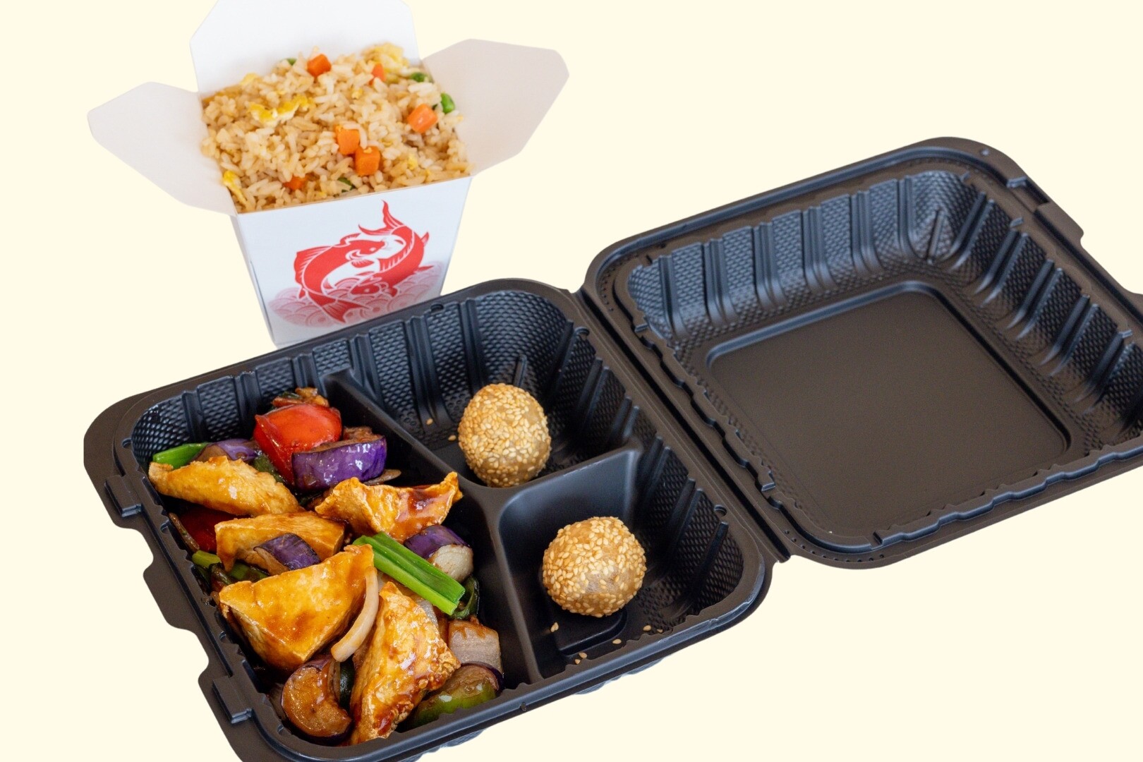 Tso Plate Eggplant Tofu 🌶