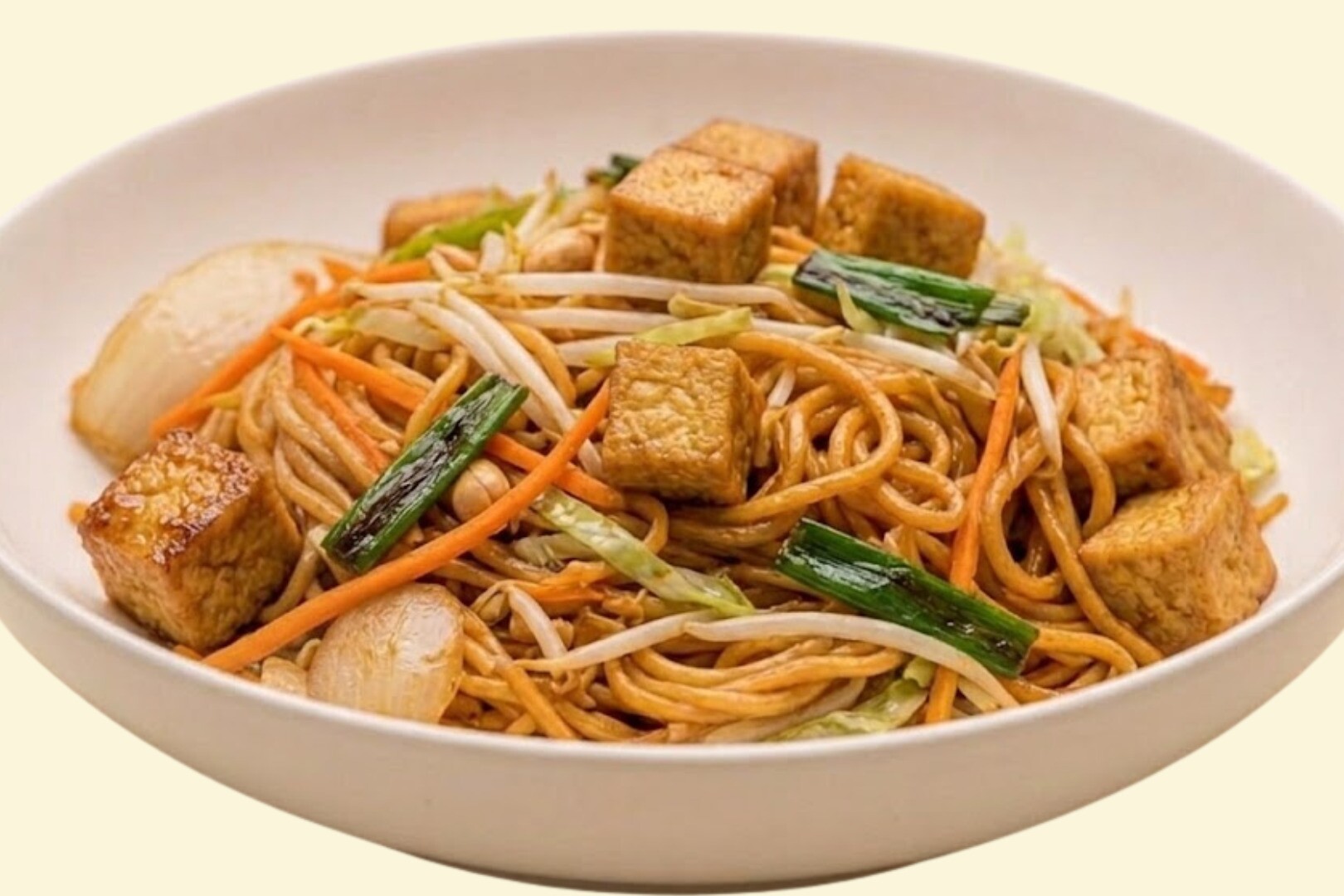Veggie Lo Mein with Tofu