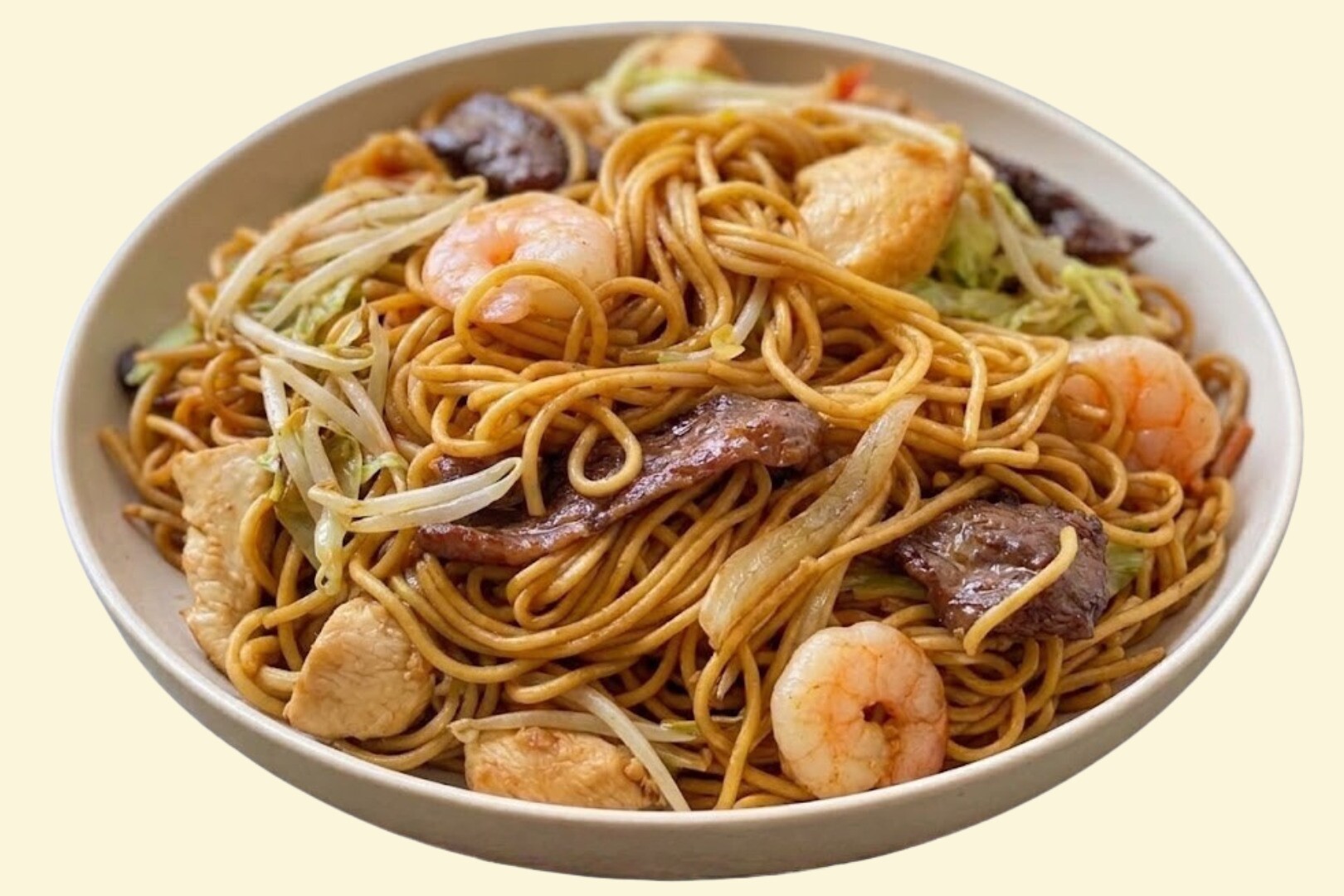 Combination Lo Mein Noodles